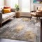 World Rug Gallery Dublin Contemporary Abstract Area Rug 5' X 7' Yellow 4053YELLOW5X7 - alternate 1